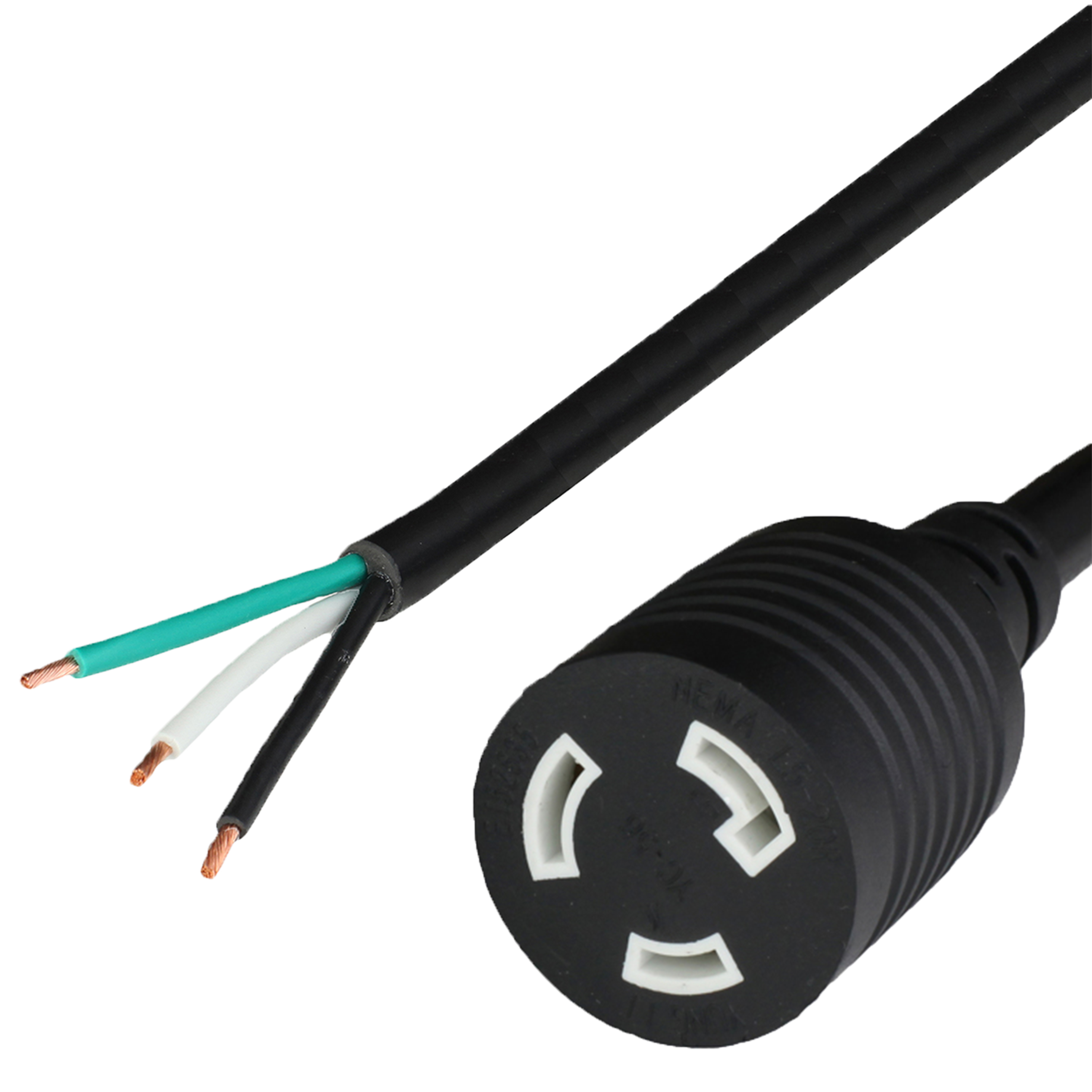 NEMA L5-20R (Female) to OPEN (WHIPS PIGTAILS)