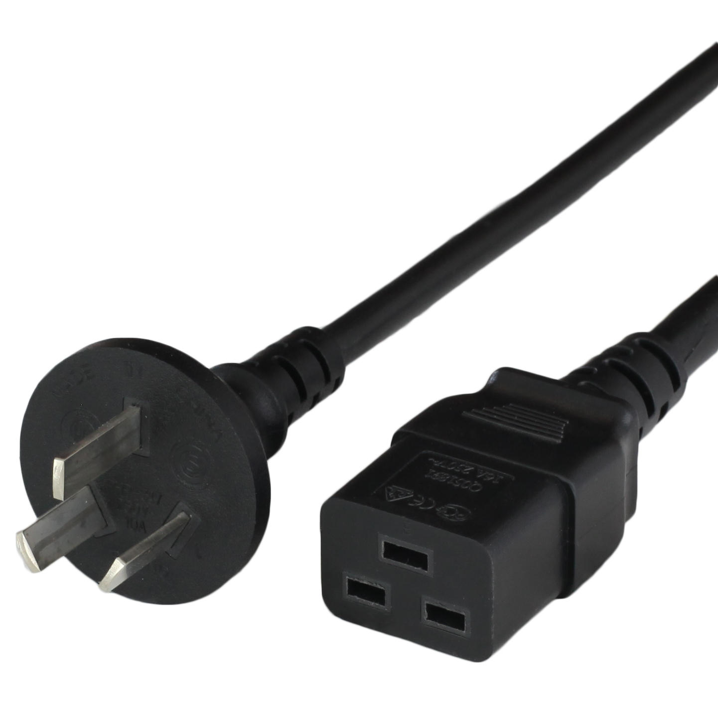 Argentina IRAM 2073 to IEC 60320 C19 Power Cords