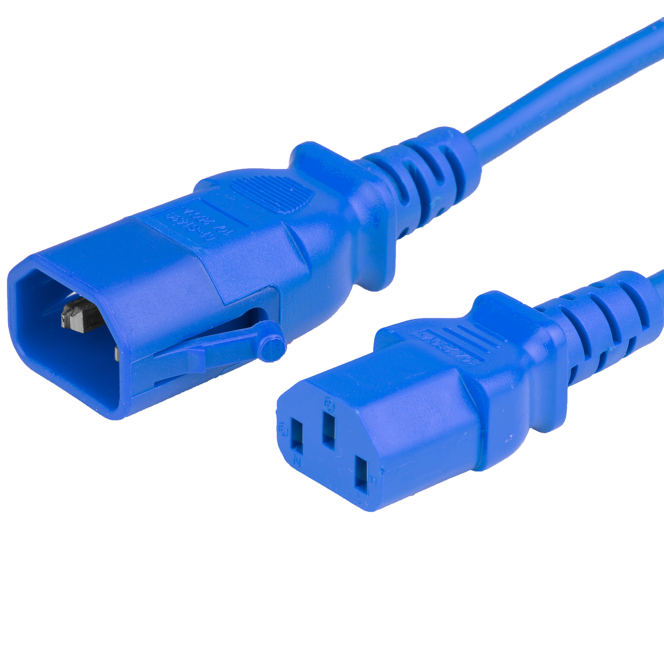 6FT C13 C14 P-LOCK 10A 250V BLUE Power Cord