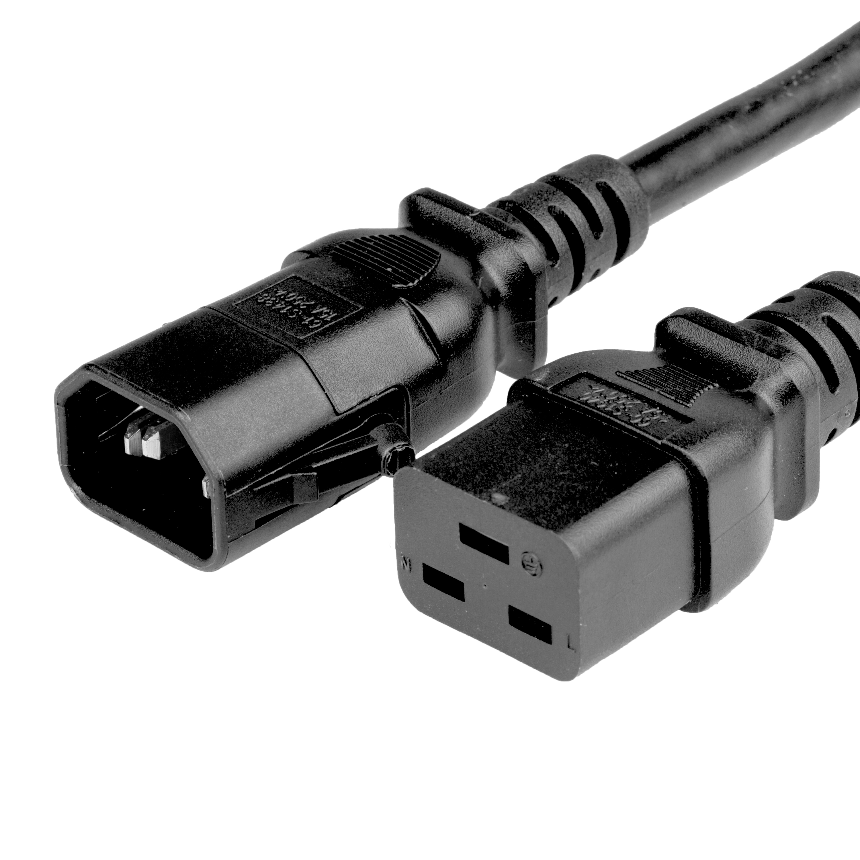 3FT P-Lock C14 to C19 15A 250V BLACK