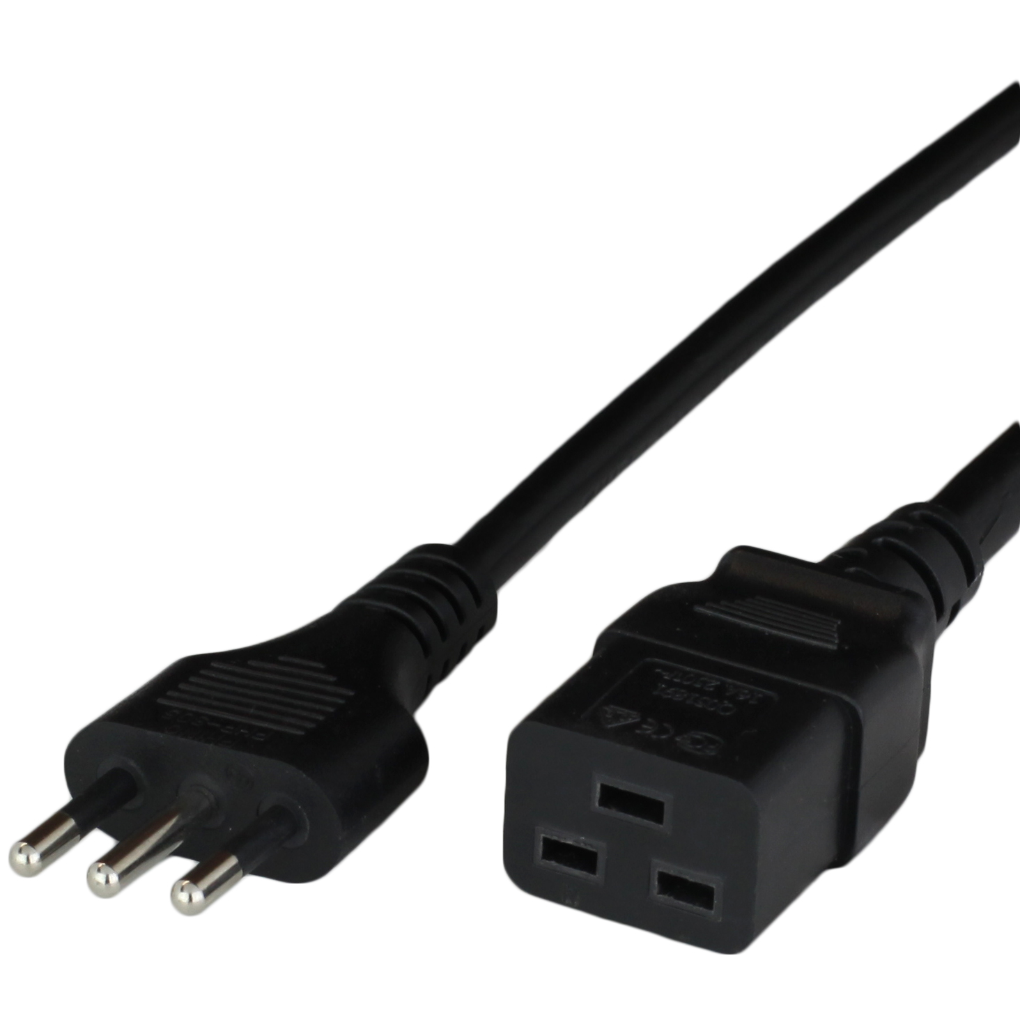 16A Italy Power Plug to C19 International Power Cords