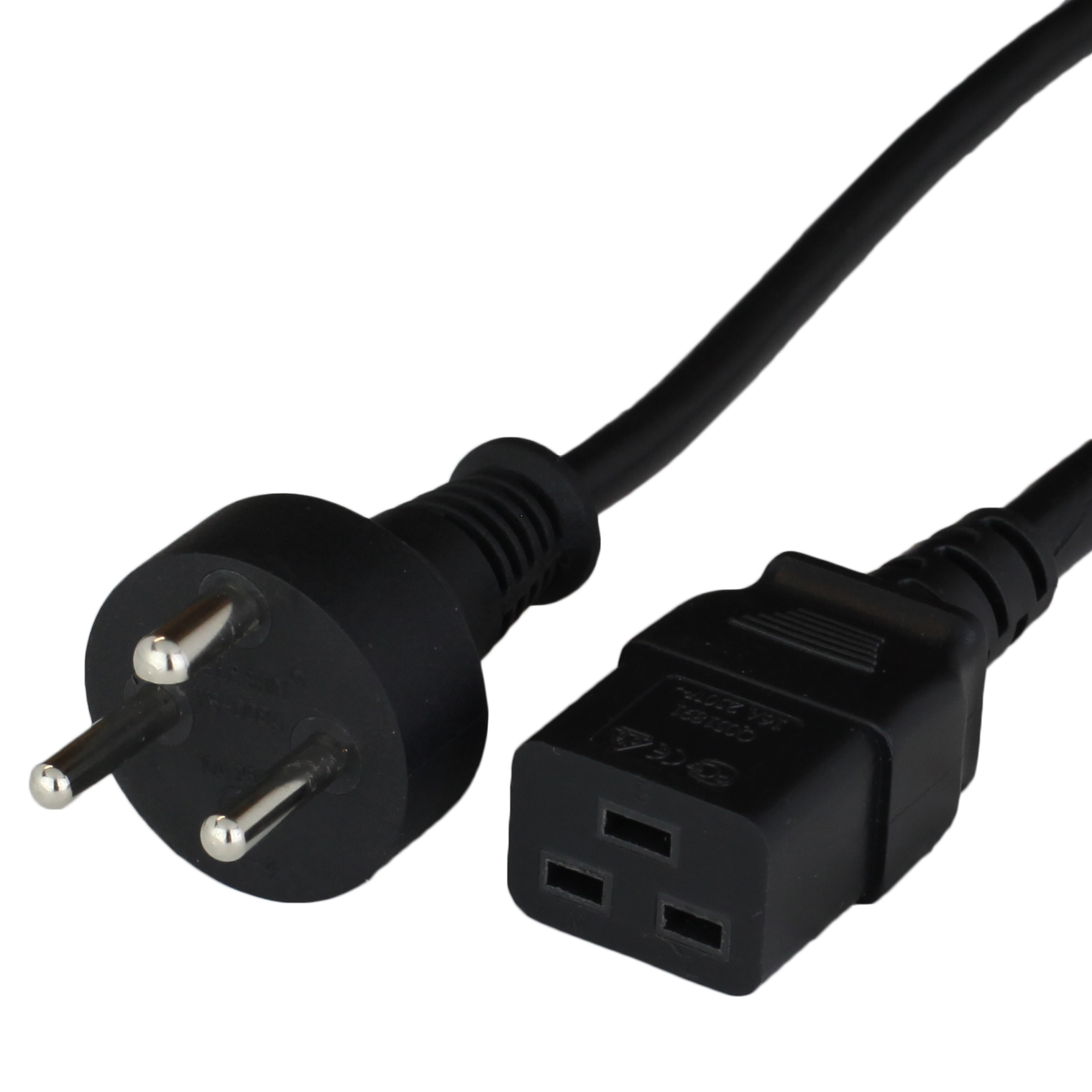 Denmark AFSNIT 107-2-D1 to C19 Power Cords