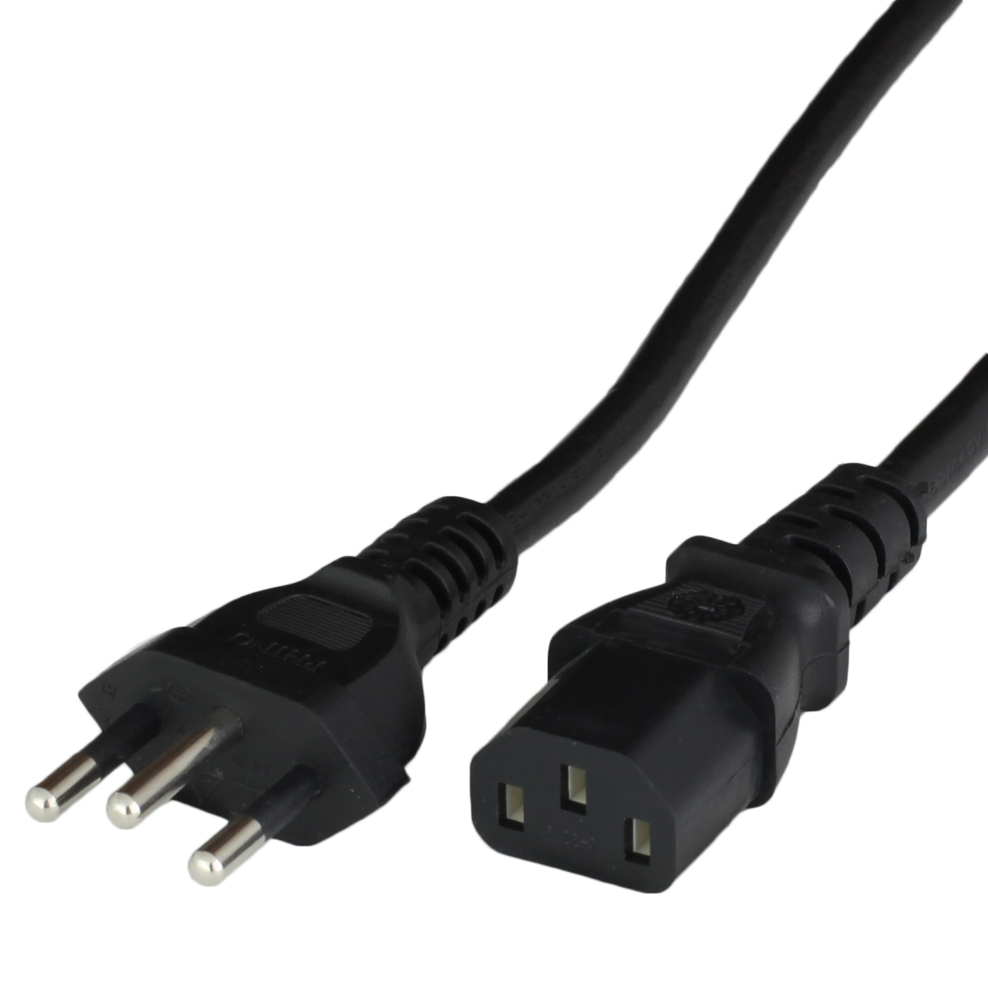 2.5m Brazil NBR 14136 Plug to C13 H05VVF3G1.0 Power Cord