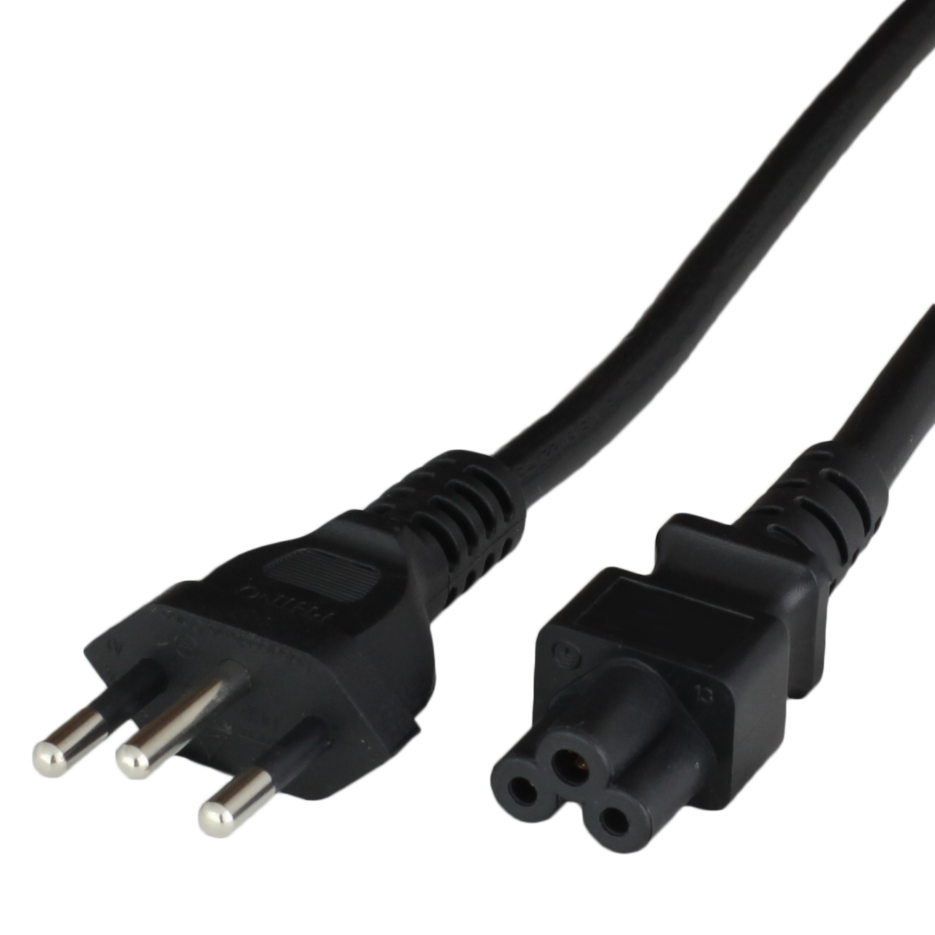 2.5A 250V Brazil NBR 14136 to IEC 60320 C5 Power Cords