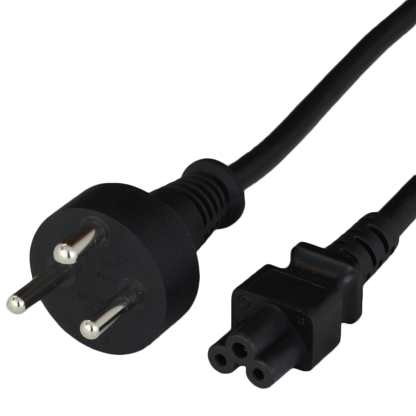 Denmark 107-2-D1 Plug to C5 Power Cords 250V