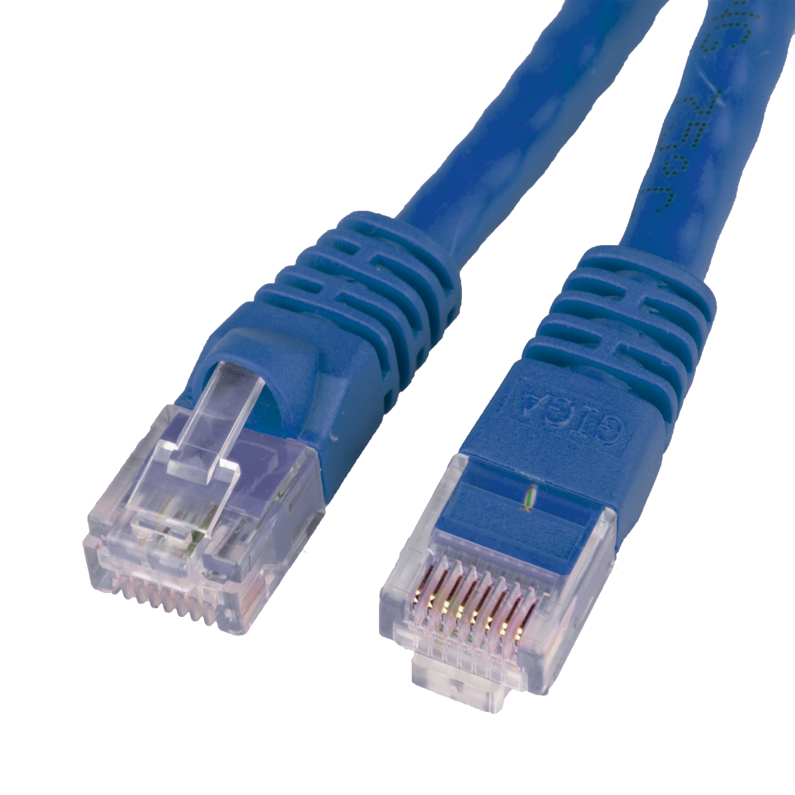 Unshielded CAT6 Blue Ethernet Patch Cable - Molded Boot/Snagless RJ45 to RJ45