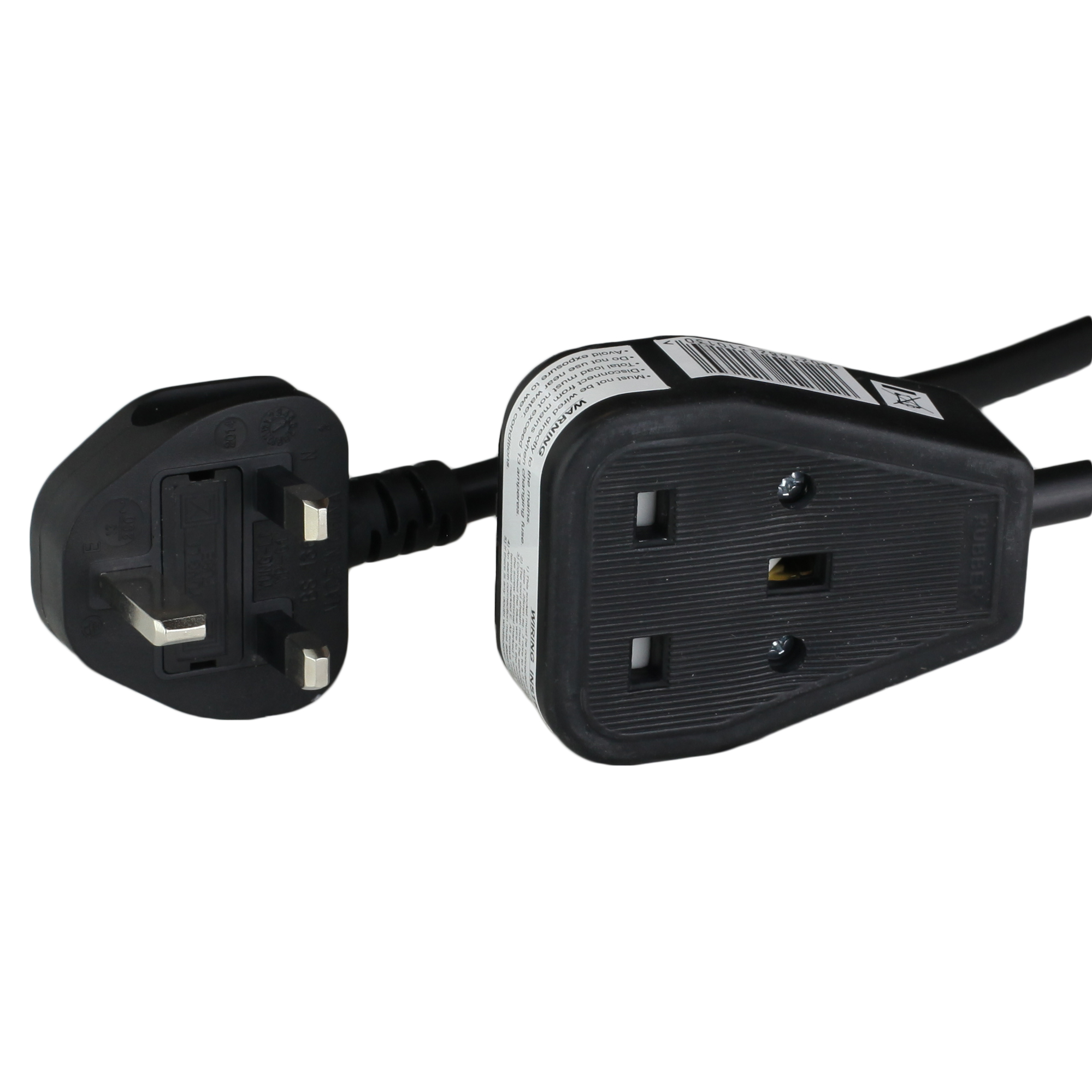UK BS1363 13A 250V Extension Cord