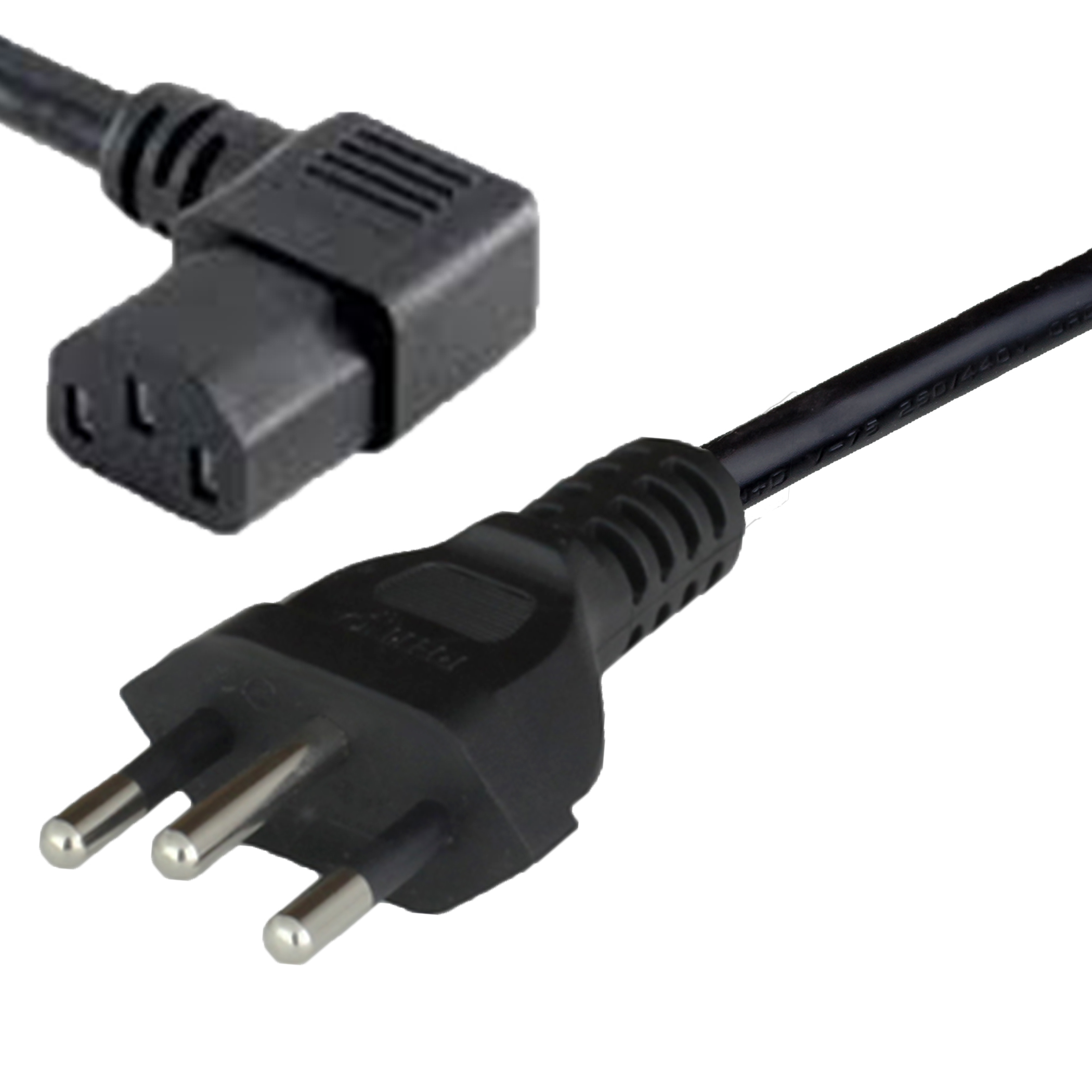 Switzerland SEV 1011 Type J 10A Plug to Right Angled C13 Power Cords