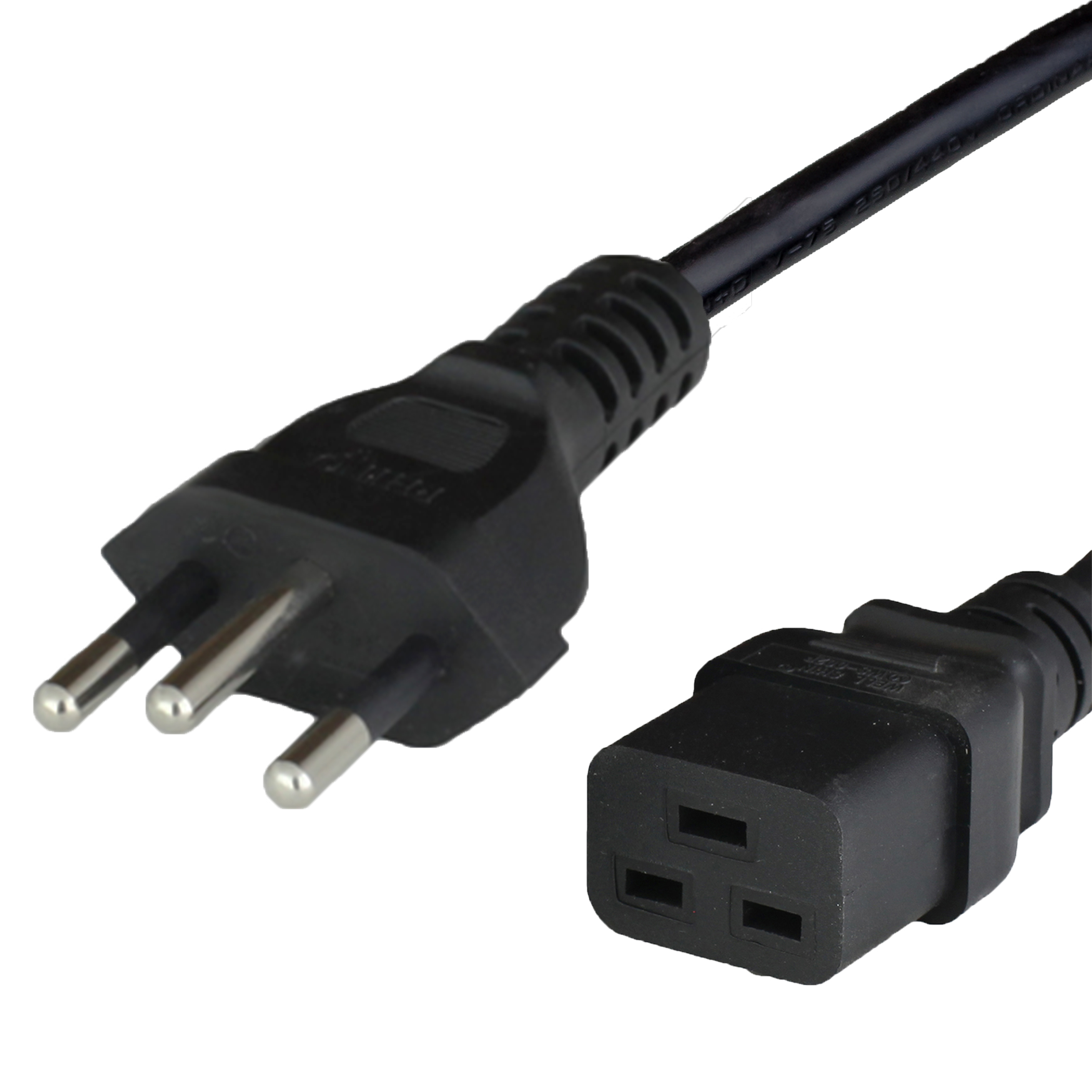 Switzerland SEV 1011 Type J 16A Plug to C19 Power Cords