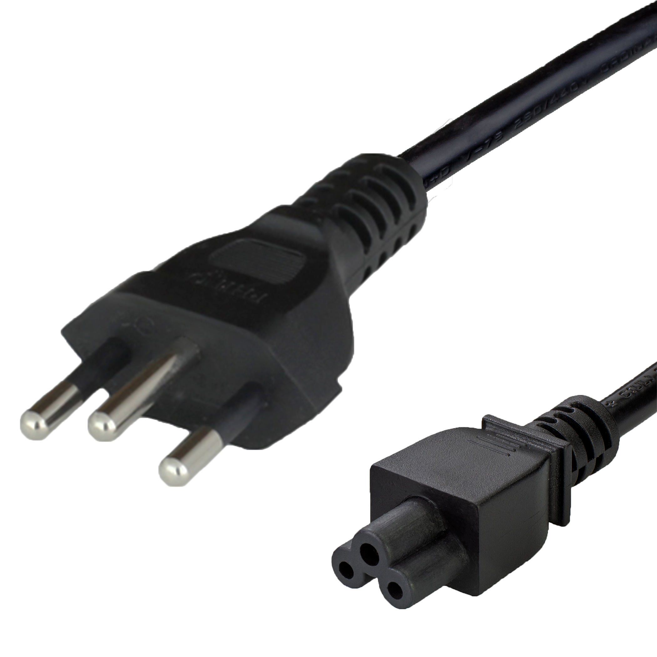 Switzerland SEV 1011 Type J 10A Plug to C5 Power Cords