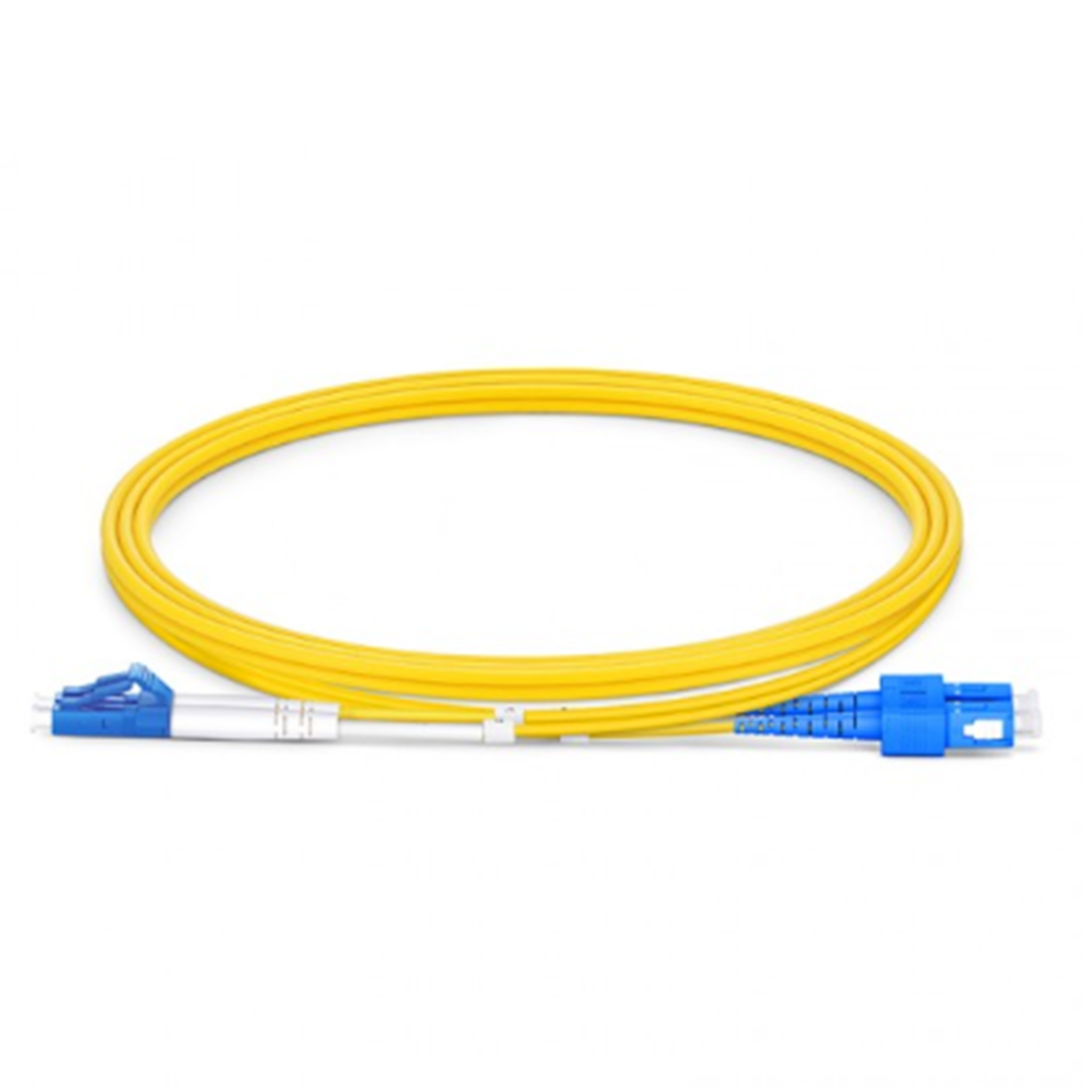 OS2 LC-SC Duplex UPC Fiber Optic Cable (66ft) 20M Yellow