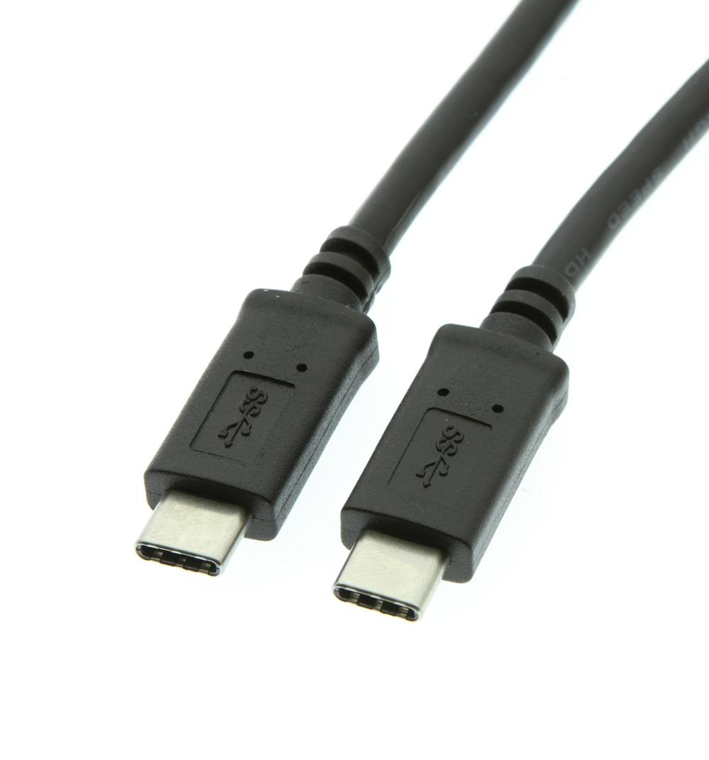 Black USB 3.1 G2 Type C to USB Type C 10G 3A