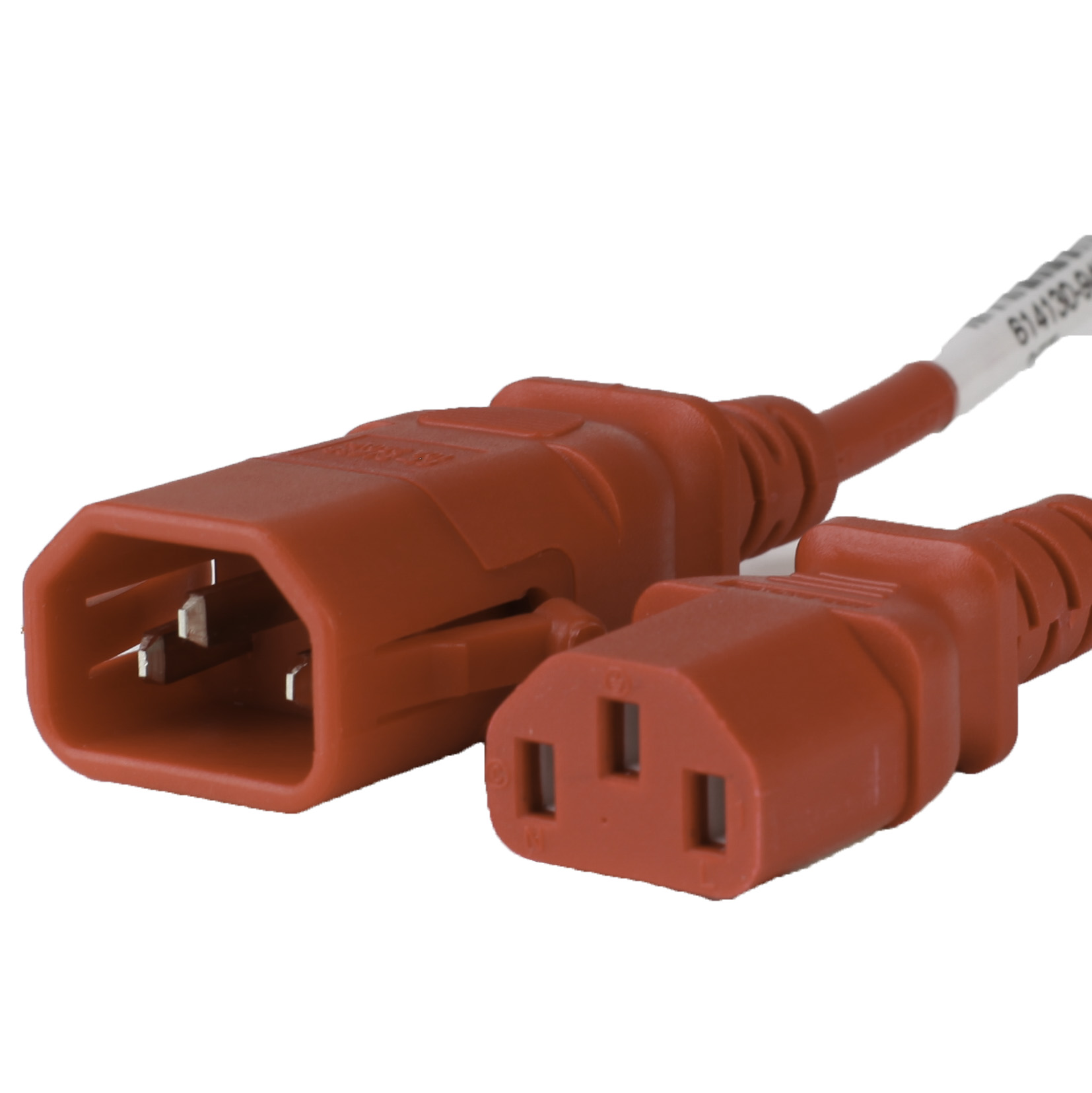 8FT C13 C14 PLOCK 10A 250V RED Power Cord