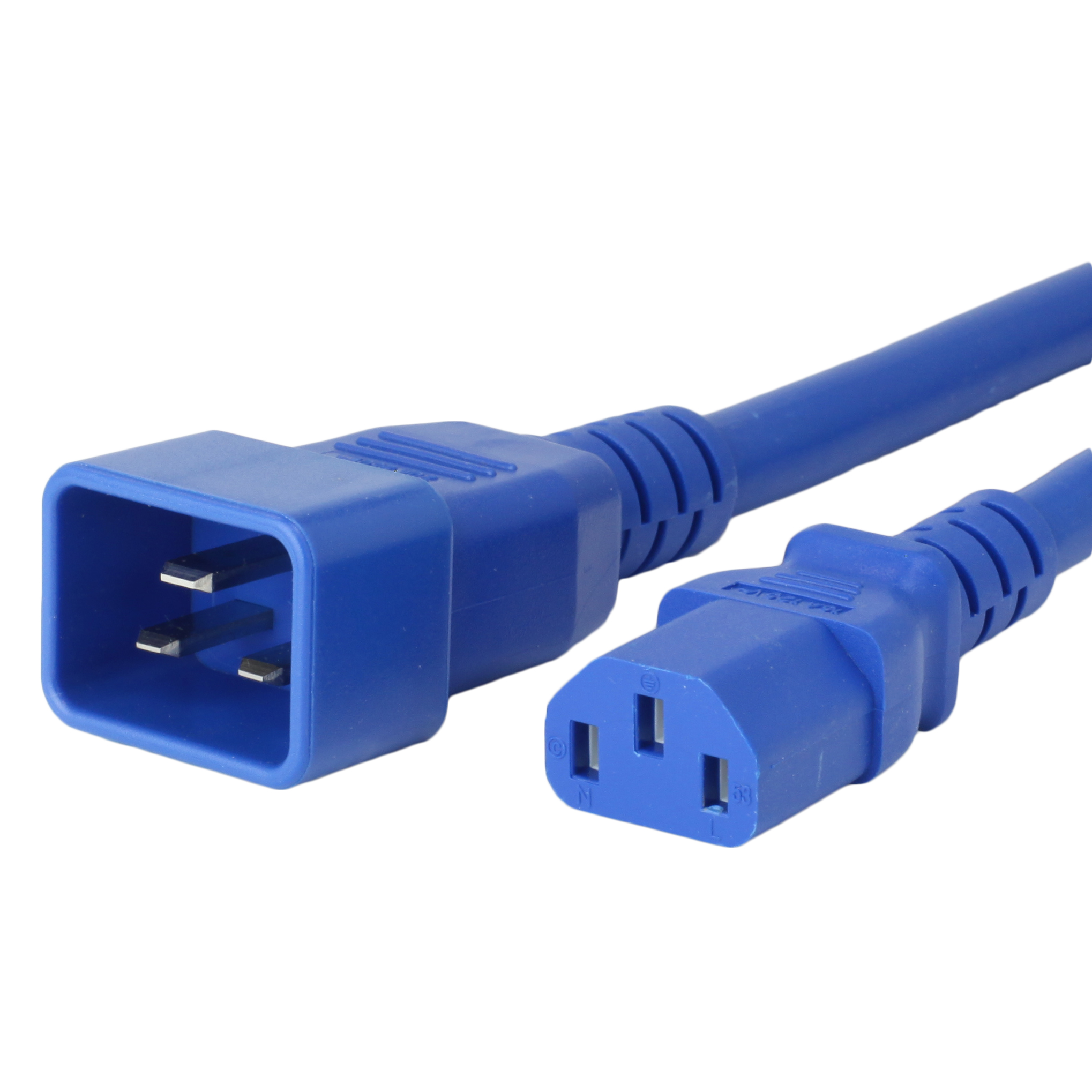 10FT C13 C20 15A 250V BLUE Power Cord