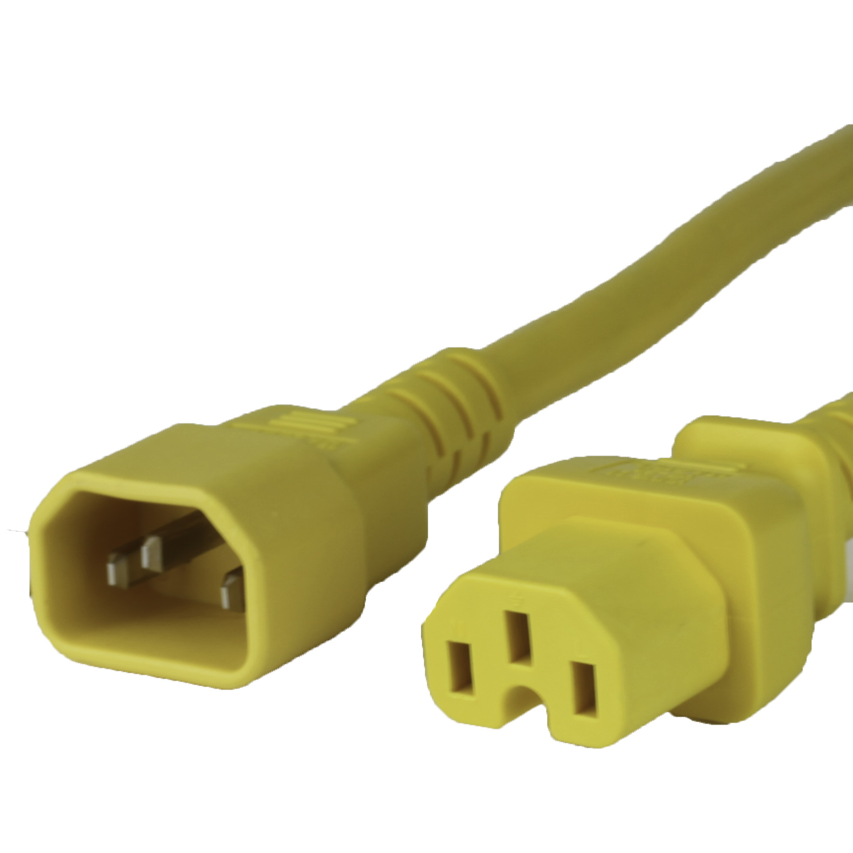 6ft C15 C14 15a 250v 143 Sjt Yellow Power Cord 