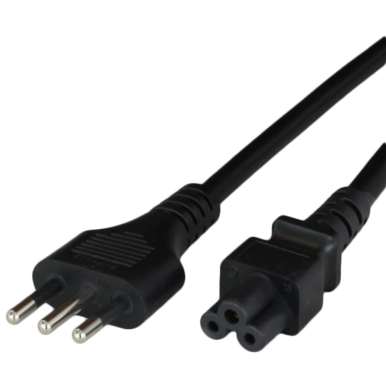 6FT Italy Plug CEI23-50(16/VII) to C5 H03VV-F0.75 Power Cord