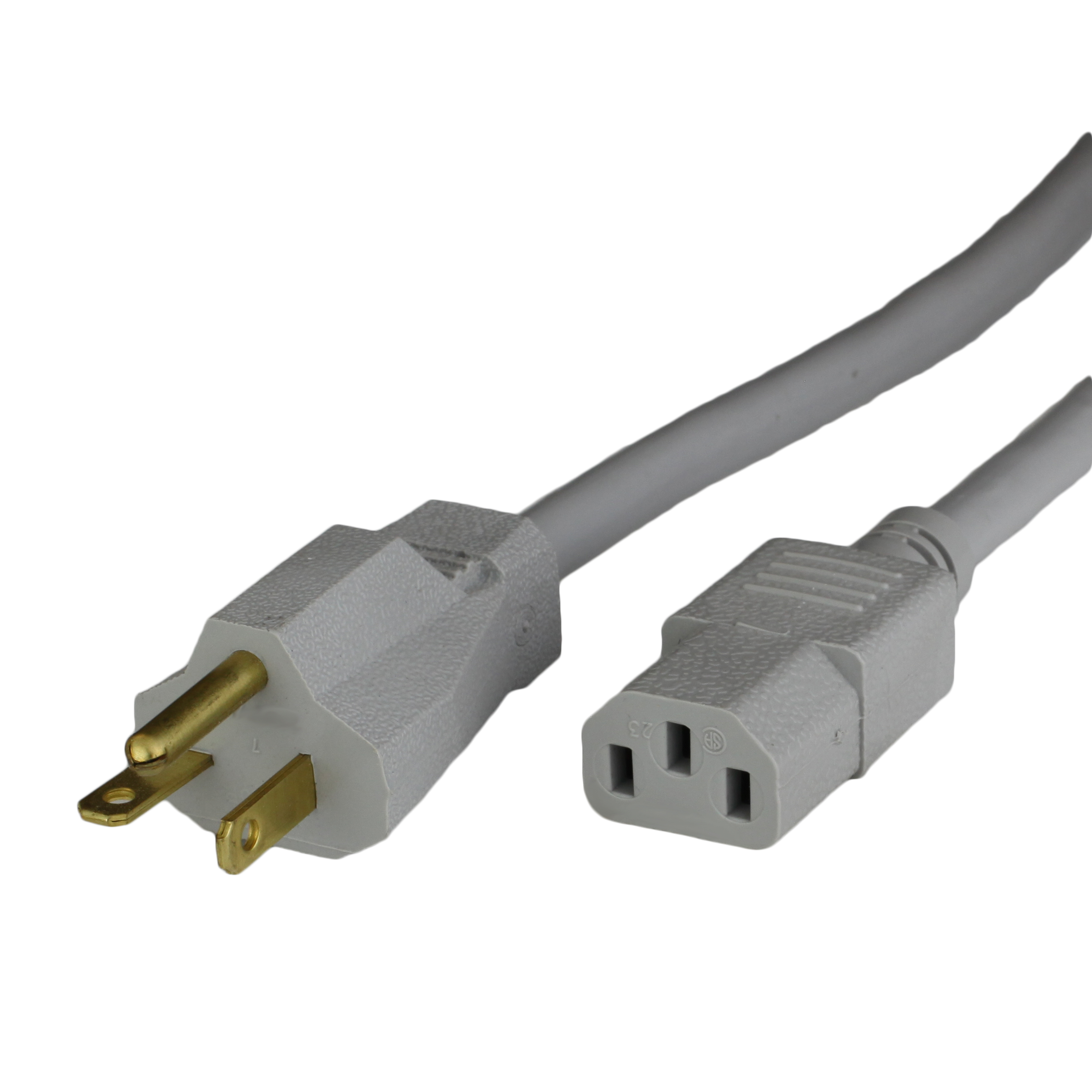 3FT NEMA 5-20P to C13 15A 125V Power Cord - GRAY