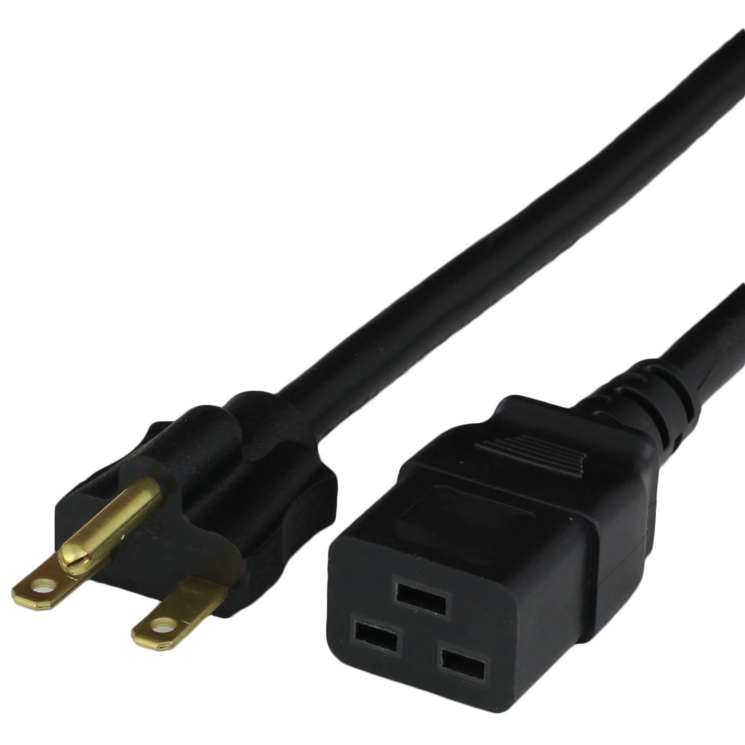 NEMA 6-15P to C19 15A 250V TAA Compliant Power Cords