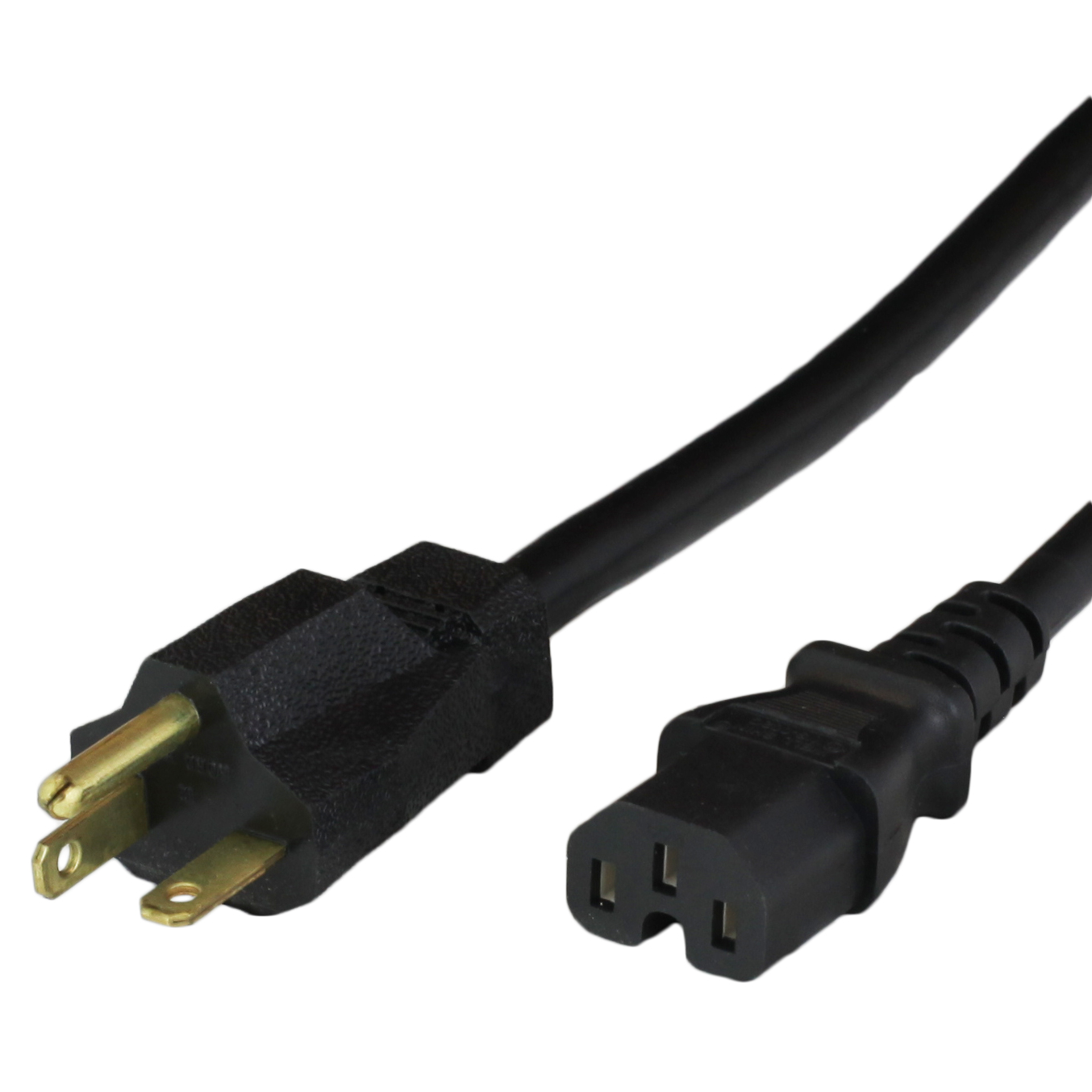 NEMA 6-20P to IEC 60320 C15 15A 250V BLACK Adapter Power Cords