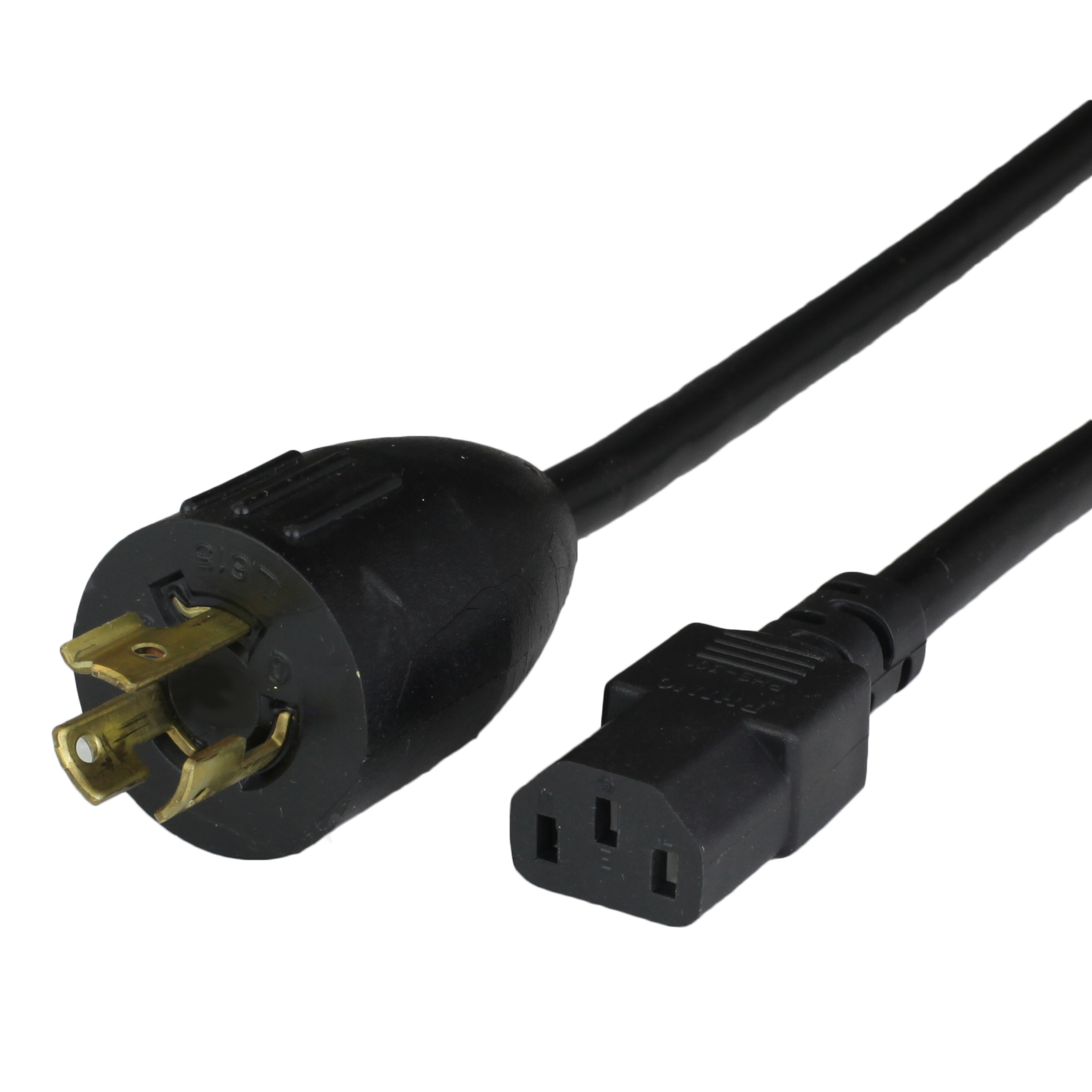 1FT L6-15P C13 15A 250V BLACK Power Cord
