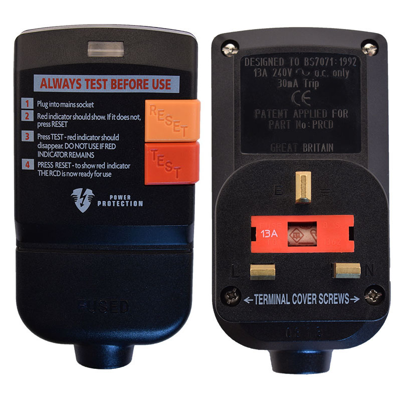 AUTOMATIC RESET - User Attachable RCD - Plug Head Style