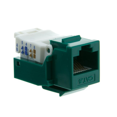 CAT6 TOOLESS KEYSTONE GREEN