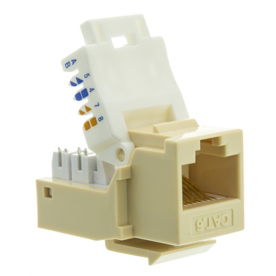 CAT6 TOOLESS KEYSTONE IVORY