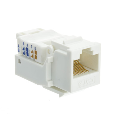 CAT6 TOOLESS KEYSTONE WHITE