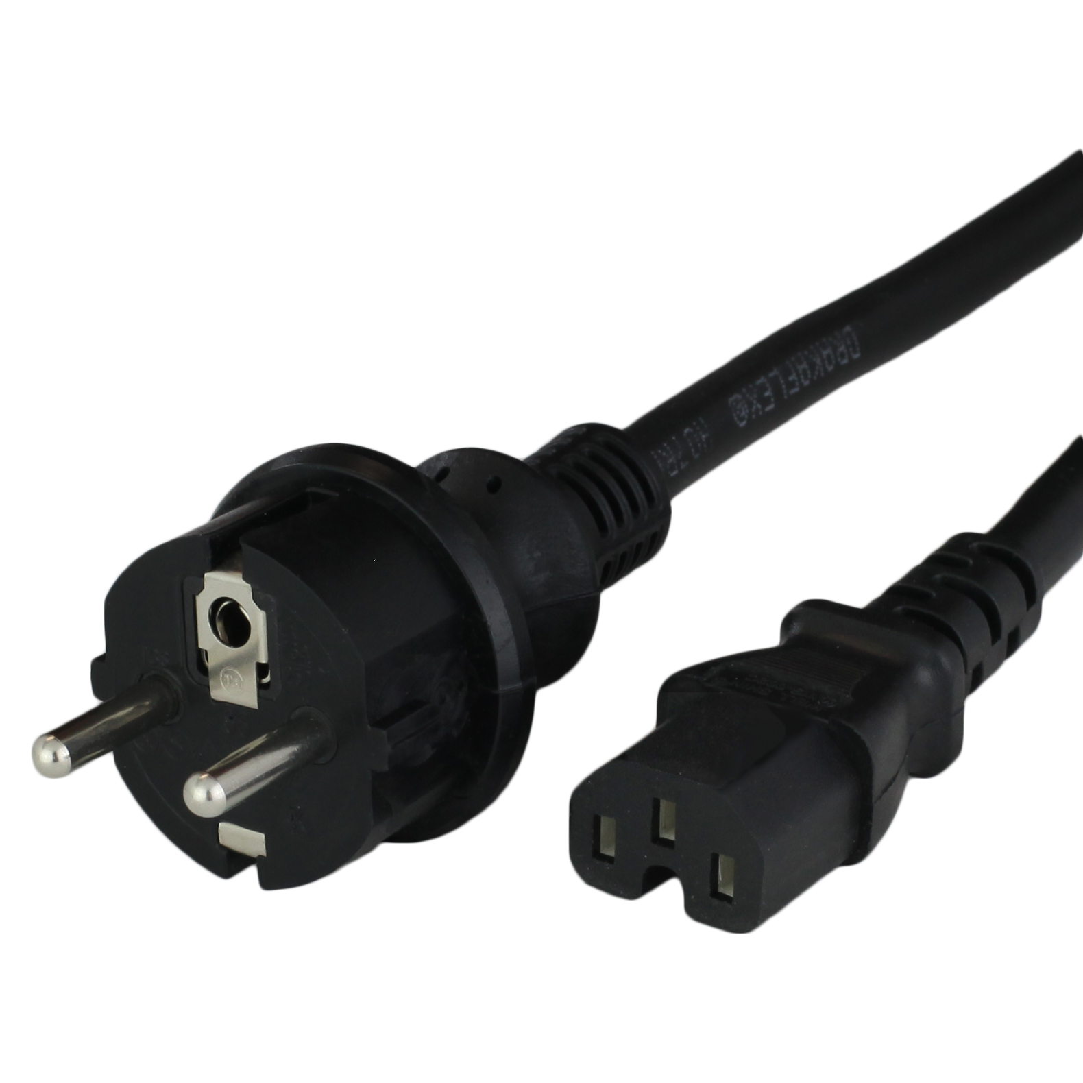 Europe Schuko CEE7/7 to IEC 60320 C15 Power Cords