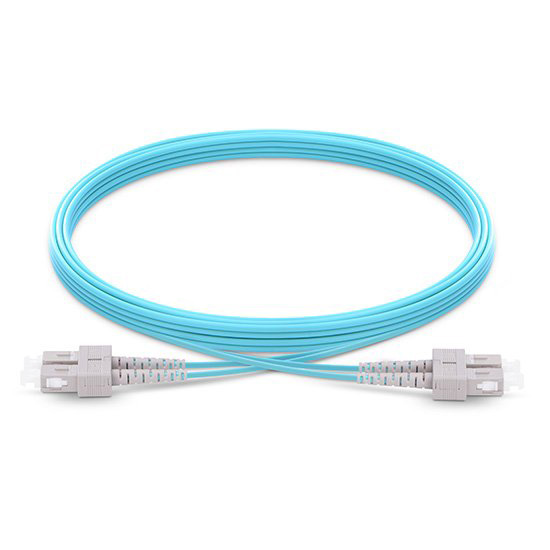 SC to SC, OM3 Multimode Duplex, 50/125 Fiber Optic Patch Cables