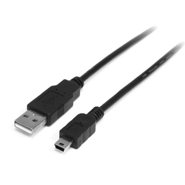 USB 2.0 Type A Male to Mini B Male (5-pin)