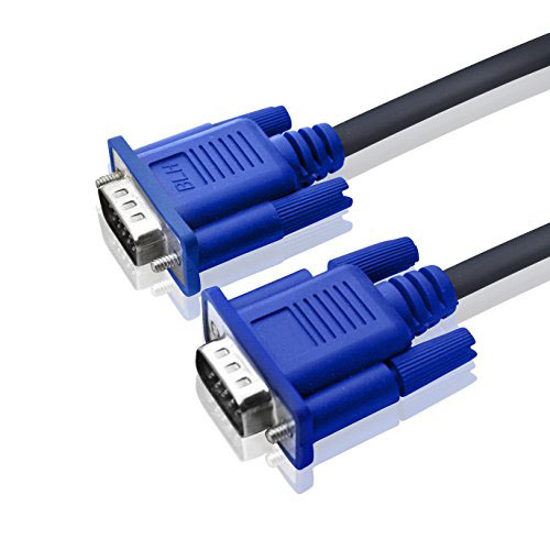 Black VGA Male to VGA Males Cables